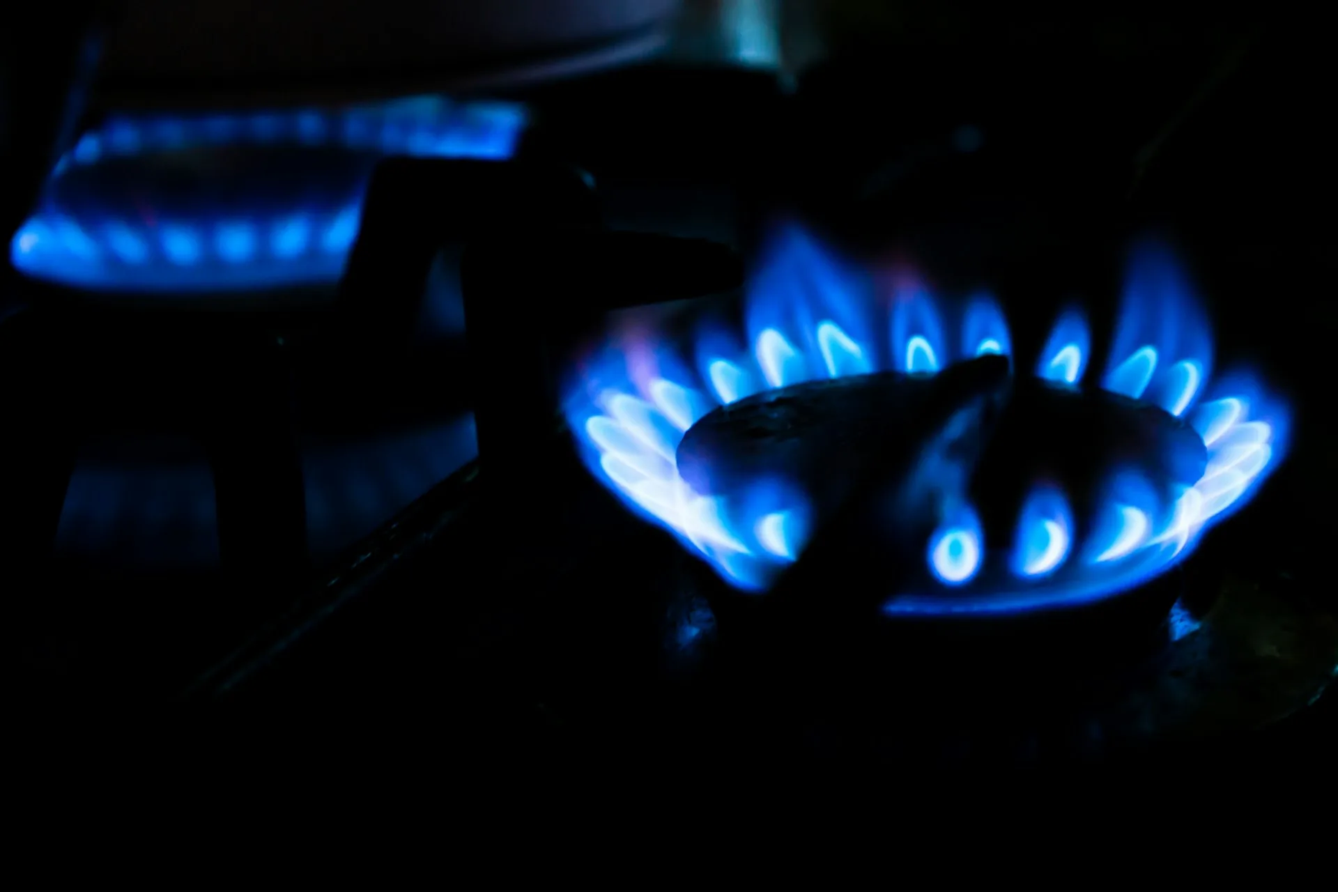 Gasflamme als Symbol für den Energieverbrauch